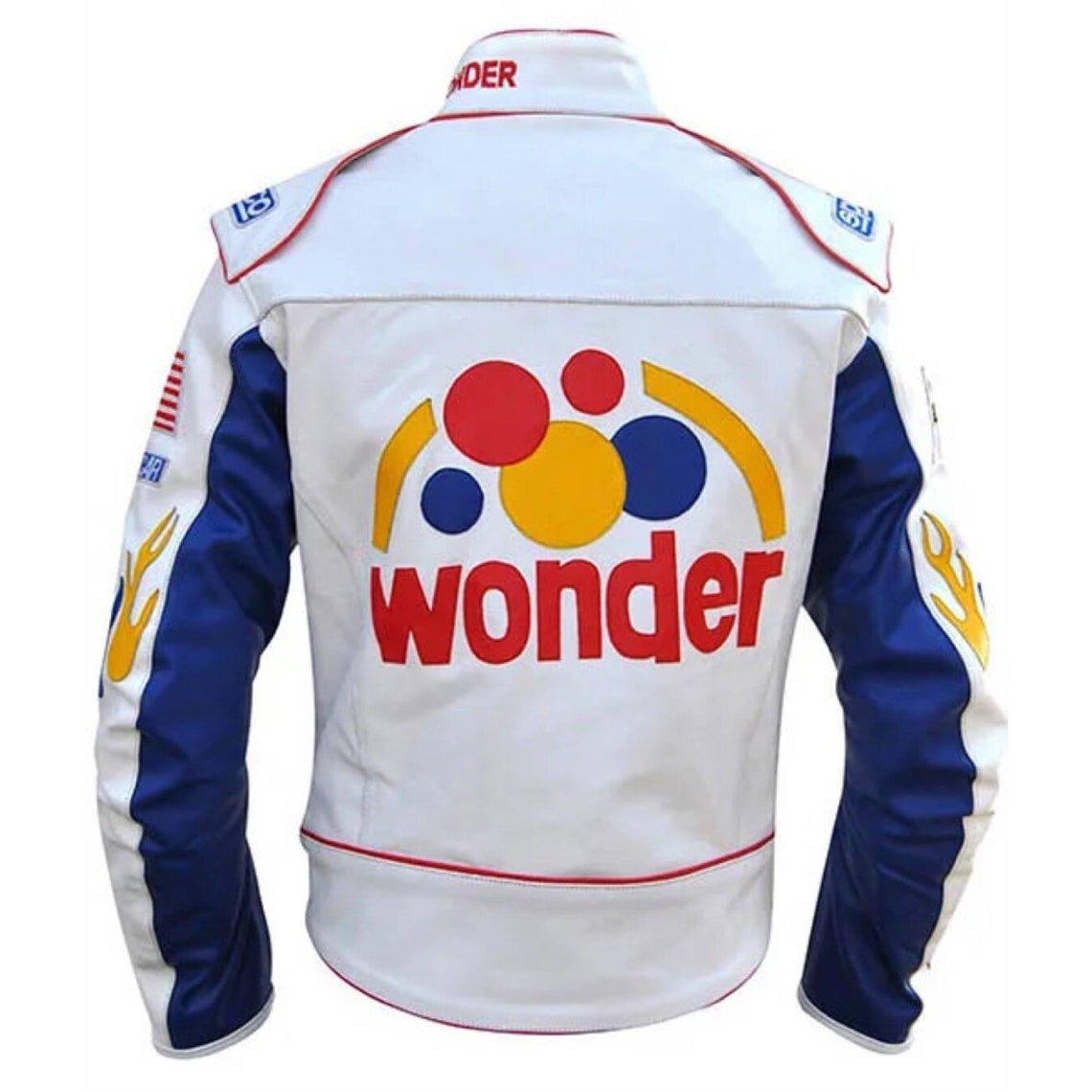 Handmade Wonder Bread Racing Jacket | Ricky Bobby Cosplay Costume - Image 2