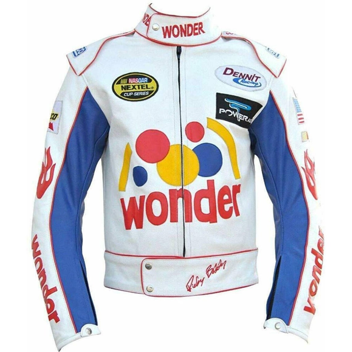Handmade Wonder Bread Racing Jacket | Ricky Bobby Cosplay Costume - Image 3